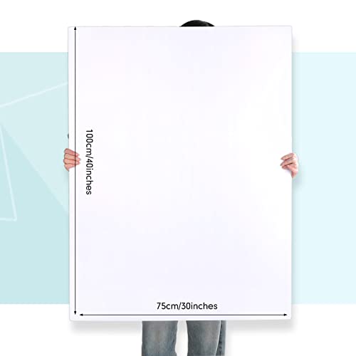 Kathfly 6 Pack Large Foam Boards Bulk 3/16 inch Thickness Giant Foam Core Board Presentation Board Multipurpose Blank Board for Presentation Project Crafts Mounting School Display(30 x 40 Inch,White)