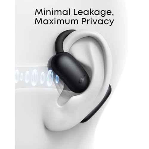 soundcore AeroFit 2 by Anker, Open-Ear Headphones, Real-Time Translation Earbuds, 4 Adjustable Positions for Every Ear Size, 2¡¿ Richer Bass, Hi-Res, 42H Playtime, IP55,AI Clear Calls,Wireless Charging