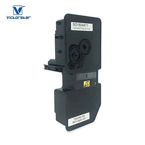 VICTORSTAR @ Compatible Toner Cartridge TK5242 TK-5242 for Kyocera ECOSYS P5026cdn / P5026cdw / M5526cdn / M5526cdw Laser Printers (4 Colors)