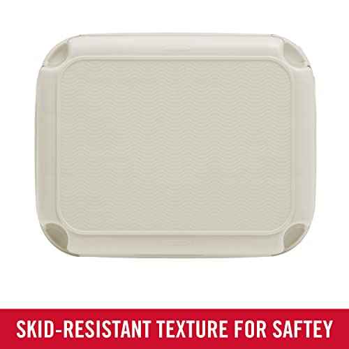 Rubbermaid Roughneck Step-Stool Bisque Lightweight Holds up to 300 pounds Ideal for Kitchen-Bath Skid-Resistant