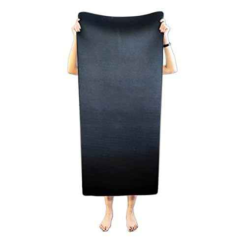 4XL EMP Full Desk Gaming Mouse Pad (54"x24"x0.16"), Huge Oversize Giant Mouse Pad, Extended Black Smooth Fabric Cloth with Stitched Edges