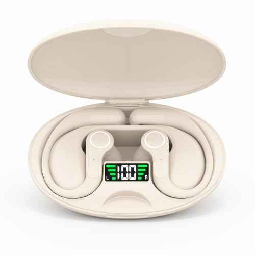 AI Language Translation Earbuds Real Time, OWS 3-in-1 Translator Earbuds Device 150 Languages & Accents, Audifonos Traductores Ingl?s Espa?ol,Bluetooth 5.4,Open Ear Headphone fit iOS & Android-Camel