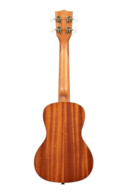 Kala Brand Music Co., 4-String Ukulele, Right, Stained Mahogany with Ivory Graphic, Concert (KA-Hibiscus-C_W/Bag)