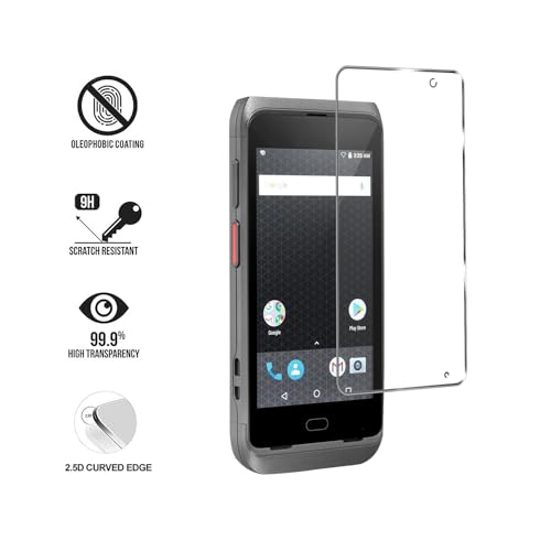 3pcs Tempered Glass Screen Protector for Honeywell Dolphin CT40 Handheld Barcode Scanner Mobile Computer, 9H HD Scratch-resistant Durable Clear Protective Film