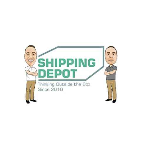 Secure Seal - 8x8x6 Pack of 50 Corrugated Cardboard Packing Shipping Mailing Moving Carton Boxes