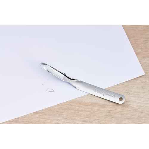 Bostitch Office Premium Staple Remover Tool, No Tear Push-Style Staple Puller, All-Metal, Chrome, Pack of 3