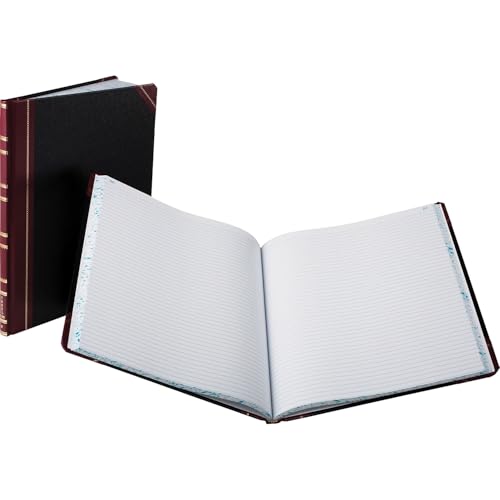 Boorum & Pease 1602 1/2 Series Bound Faint Rule Ledger, 300 Sheets, 11.9 x 9.9 in, White