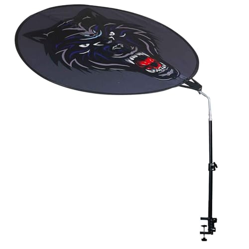 Office Cubicle Desk Shade Anti-Glare Cover Light Sensitive Professionals Cubicle Light Blocker for Workspaces Desk Canopy 36" Circular Shading Light Shade with Clamp