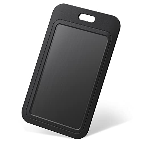 Uniclife 3 Pack Black Sliding Vertical Badge Holders for ID Cards & Access Passes