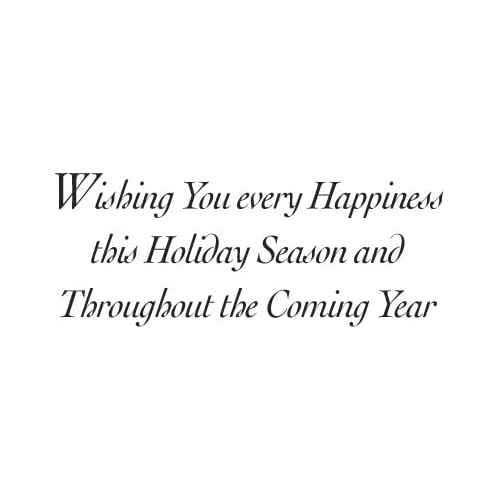 Happy Holidays Cards for Business & Family (Blue Ornaments & Snowflakes) Bulk Greeting Card Set Pack of 25 Christmas Cards with Envelopes (5-5/8 x 7-7/8 inch) Office, Work, Employees & Clients H1712