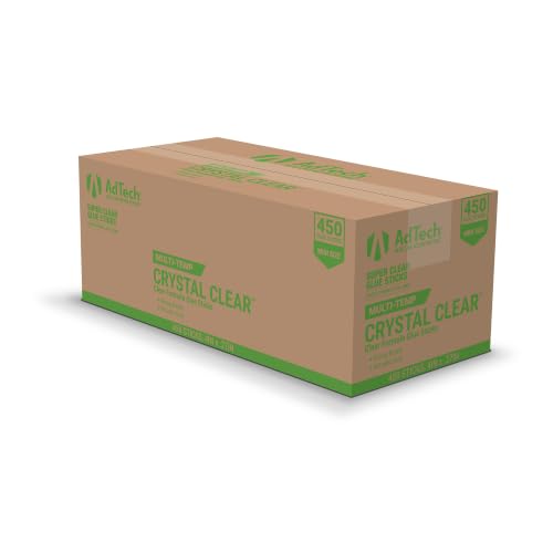 AdTech 4 Inch Mini Clear Glue Sticks - Multi-Temperature, Quick Bonding, 495 Pack