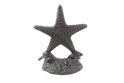 Cast Iron Starfish Door Stopper 11" - Sea Decor - Coastal Living