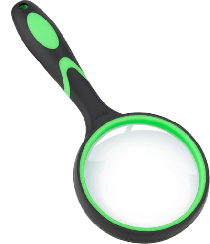 Celosia 75mm 10X Handheld Magnifying Glass for Seniors & Kids - Variation 1