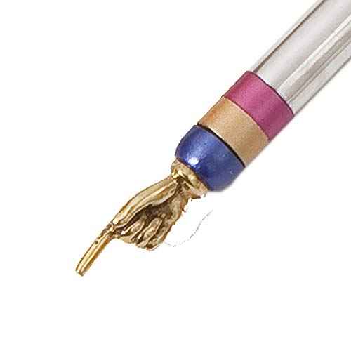 Yair Emanuel Yad Torah Pointer Multi-Colored Rings Anodized Aluminum Judaica Gift TPB-1