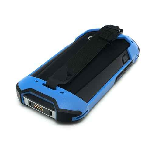IYOUBOL Protective Cover Bumper Case Rugged Boot with Hand Strap for Zebra TC51 TC510K TC52 TC56 TC57 (Blue)
