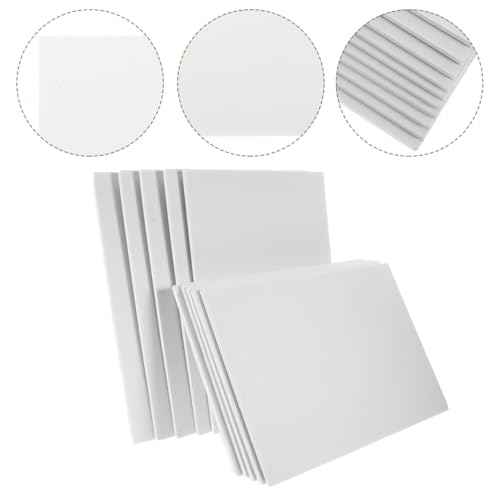 SECFOU 10Pcs Blank Foam Board Large 20x30 Inch White Foam Board for Art Projects DIY Crafts Signage and Background Display