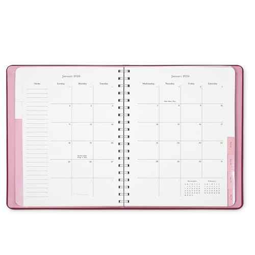 kate spade new york 2026 Large Weekly & Monthly Planner, 12 Month Soft Cover Agenda Dated January 2026-December 2026, Cute Planner with Stickers & Spiral Binding (Encyclopedia of Style)