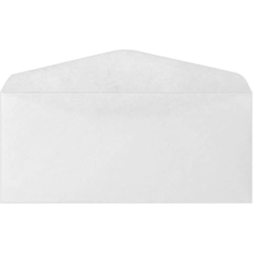 LUXPaper #9 Business Envelopes | Commercial Flap | 3 7/8" x 8 7/8" | Bright White | 24lb. Text | 500 Qty