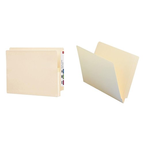 Smead Reinforced Straight-Cut Tab, 1-3/4" Expansion, Letter Size, Manila, Multi-Purpose File Folder - 25 per Box