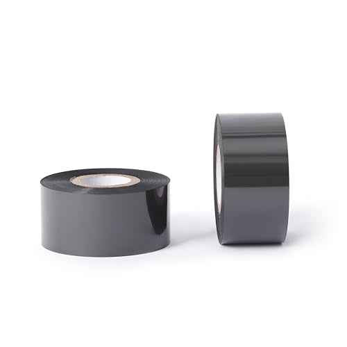 10 Rolls Date Coding Foil/Ribbon, 1.18'' x 328' (30mm x 100m) Black Thermal Transfer Hot Stamping Ribbon/Foil, Prints Dark Clear and Durable Images (Dates, Batch No¡¦) on Various Packages and Labels
