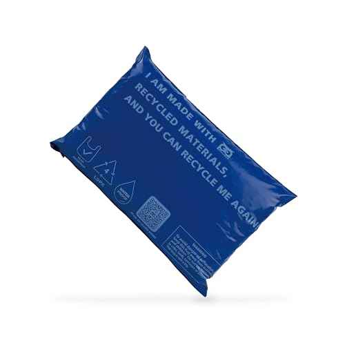 Owlpack Eco Friendly 2 MIL Blue Recycled Mailers (6" x 9", pack of 500)