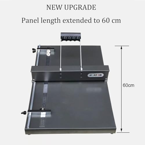 Heavy Duty Manual Creasing Machine for A3/A4 - 2 Adjustable Blocks, Book Covers & Card Creaser