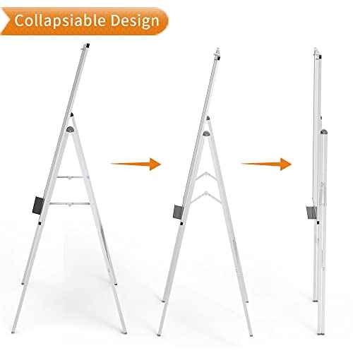 VIZ-PRO Magnetic H-Stand Whiteboard/Adjustable Dry Erase Easel,24 x 36 Inches