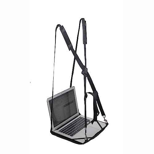 STRONG HOLD Laptop Harness,Standing Desk,Walking Desk,Tablet Harness,Book Harness,Portable Laptop Stand,Travel Laptop Stand(SH-LSHN01)