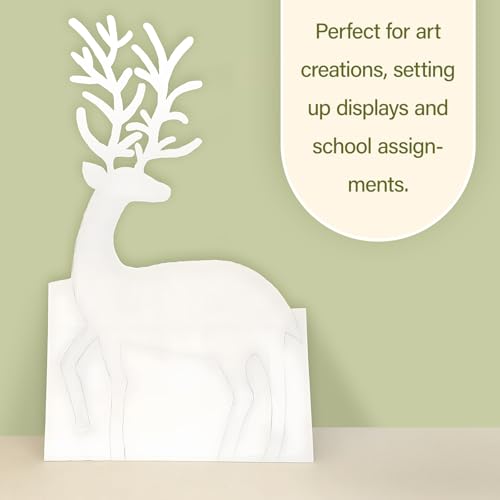PEKGRIL 4 Pack 24x36 Inch White Foam Core Boards 5mm Thick - Poster & Display