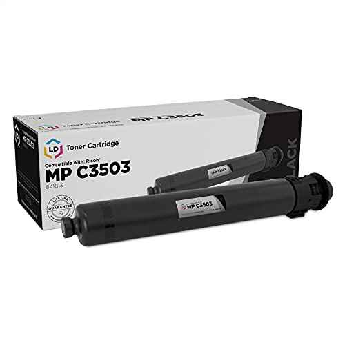 LD Compatible Toner Cartridge Replacement for Ricoh MP C3503 841813 (Black)