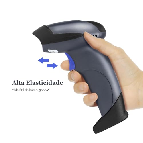 NETUM M5S 2D Barcode Scanner with Stand - Wired QR Code Reader