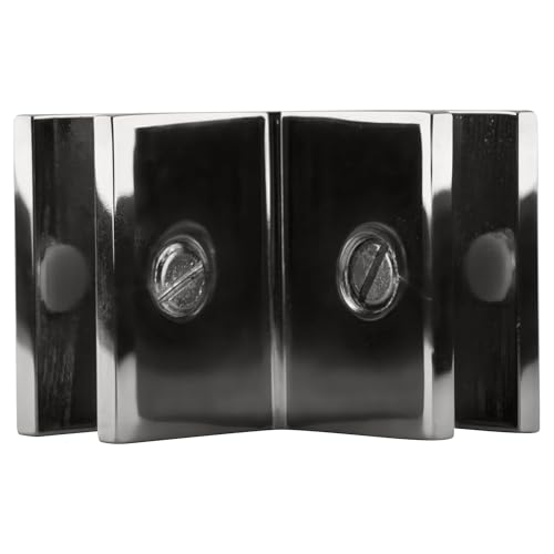 CRL E238A Chrome 2-Way 90° Glass Connector for 3/8