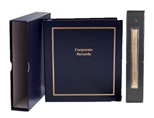 Hubco LLC Kit: Binder, Slipcase, Operating Agreement, Membership Certificates & Self-Inking LLC Seal Stamp
