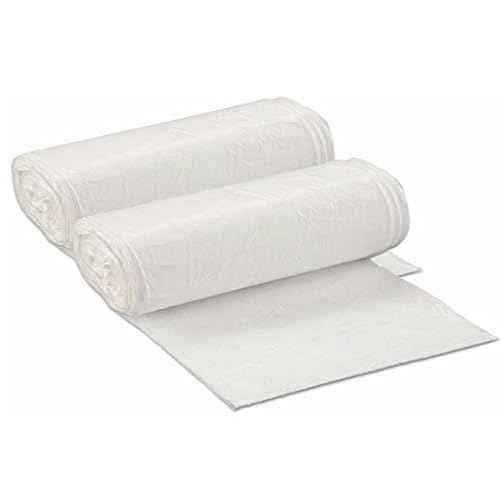 50 Shredder Bags, for Medium to Large Shredders, Quality, Strong, Clear, 30 to 33 Gallon Size, 2 Rolls of 25 Bags for Total of 50