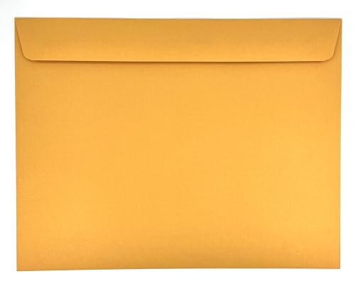 500 Pack Minas Envelope 9x12 Inch Booklet Envelopes Heavy Kraft Open Side Seal