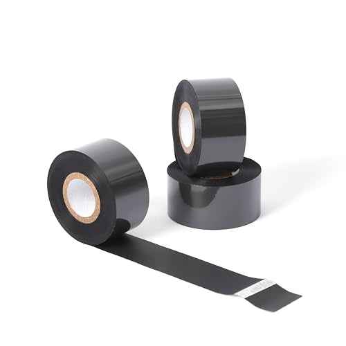 10 Rolls Date Coding Foil/Ribbon, 1.18'' x 328' (30mm x 100m) Black Thermal Transfer Hot Stamping Ribbon/Foil, Prints Dark Clear and Durable Images (Dates, Batch No¡¦) on Various Packages and Labels