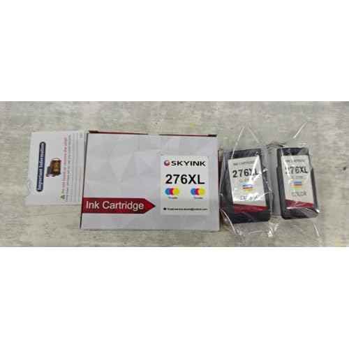 Compatible Ink Cartridge Replacement for 276 XL Ink 276XL CLI276 CL-276 (2 Color) for Pixma TS3500 TS3522 TS3520 TR4700 TR4720 TR4722 Printer