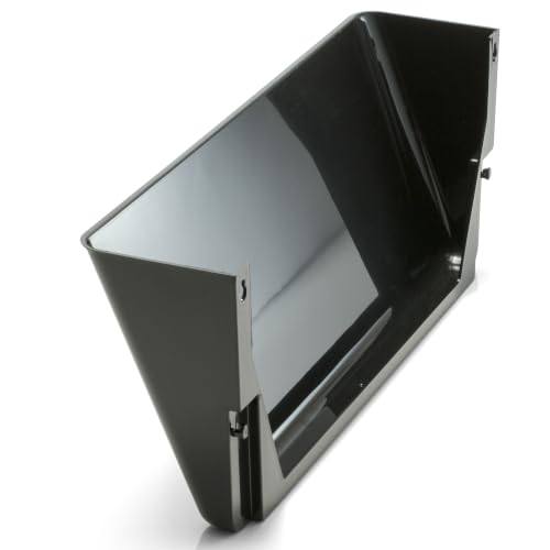 Officemate Legal-Size Wall File Organizer Pack of 1 Black Wall Mountable Document Holder