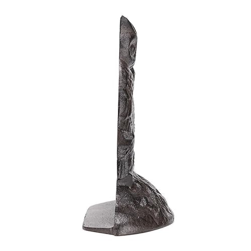 BRASSTAR Cast Iron Animal Door Stopper Two Owls Shape Heavy Duty Door Window Holder Home Office Shop Practical Decoration TQGJPT512