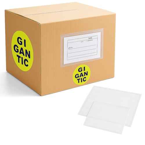 Packing List Enclosed Envelopes ? 6.5" x 10" Short Side Opening ? Self-Adhesive Poly Sleeves ? Clear & Printed Options ? Multiple Pack Sizes (No Print - Clear, 500)