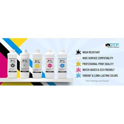 Premium DTF Ink, 1LT/ 34oz Heat Transfer Printing Direct to Film Refill for All DTF Printers Epson ET-8550, L1800, L800, R2400, P400, P800, XP15000, R1390, I3200 (Magenta)