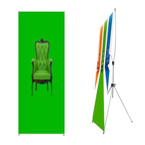 Premium X Banner Stand 24"*72" Perfect for Restaurant and Store Display with Portable Travel Bag (24"*72") £¨STAND ONLY£© (2 Units)