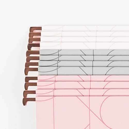 U Brands Hanging File Folders, Modern + Pretty, 6 Count