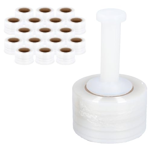 PSBM Mini Stretch Film/Wrap with Plastic Handle 3" x 1000' 50 GA 18
