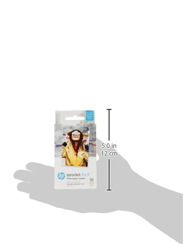 HP Sprocket 2x3" Premium Zink Sticky Back Photo Paper (50 Sheets)