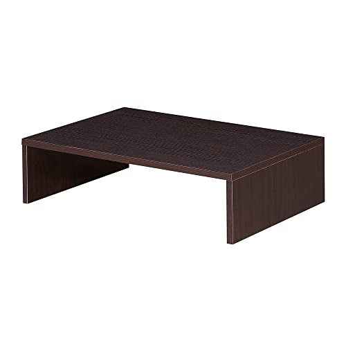 Convenience Concepts Designs2Go Small TV Riser 23.75", for TVs up to 26" - Contemporary TV or Computer Riser for Living Room, Modern Office, Den, Espresso