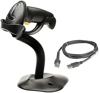 Zebra LS2208 Barcode Scanner - Hands-Free Stand & USB Cable | Compatible with Square Terminal