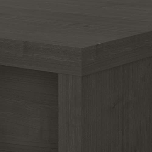 Bush Echo Desk Return/Bridge Charcoal Maple – 42W x 20D x 30H, for Echo Desks