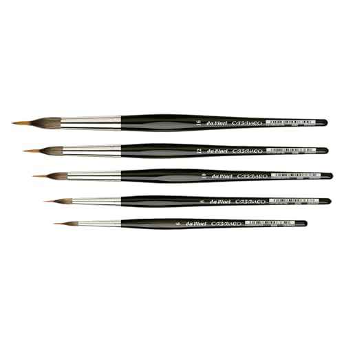 da Vinci Watercolor Series 5599 Size 8 - Inlaid Liner - Casaneo New Wave Synthetics - Vegan - Made in Germany