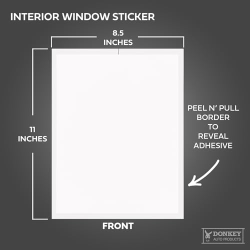 1-Part Self-Adhesive Buyers Guide Form (Letter, 100 Pack) - Blank Front, Adhesive All Sides